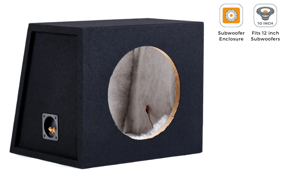 12 Inch Sealed High Quality Subwoofer Enclosure Bass Box (18mm Thick MDF)