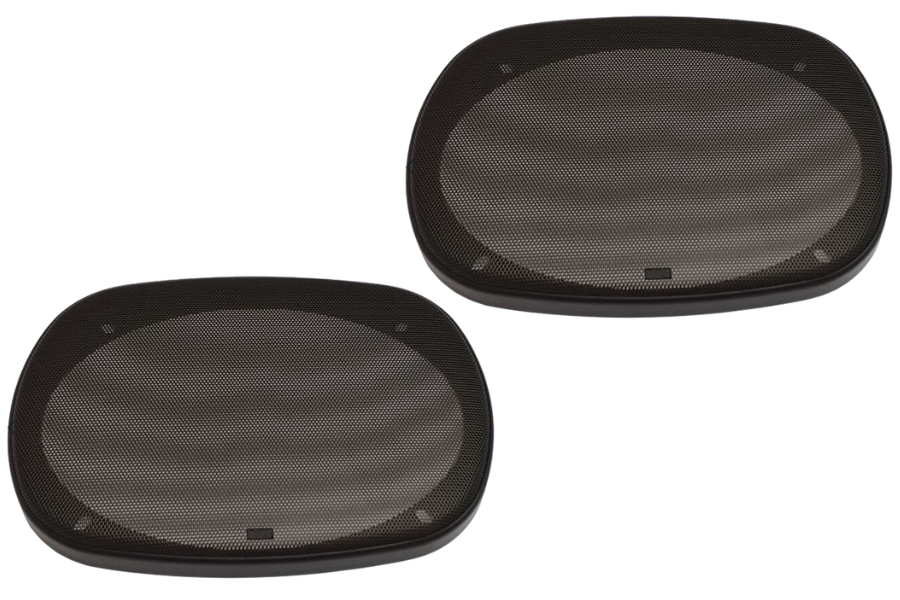 Speaker grilles for 6 inch by 9 inch (6x9) speakers (PAIR)