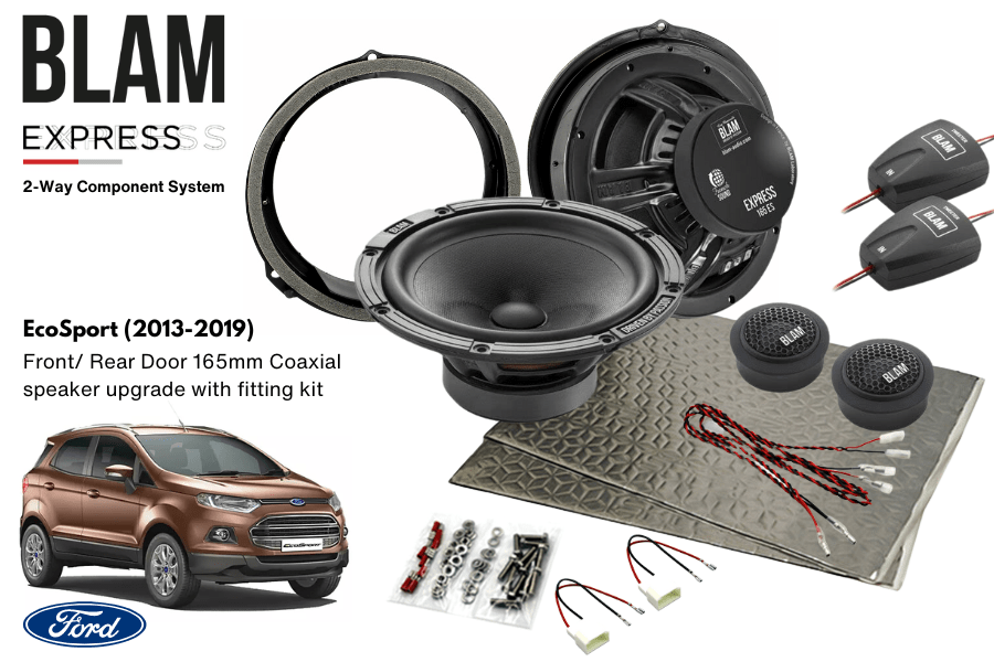 Ford EcoSport (2013-2019) BLAM EXPRESS 165ES Front Door Component speaker upgrade fitting kit