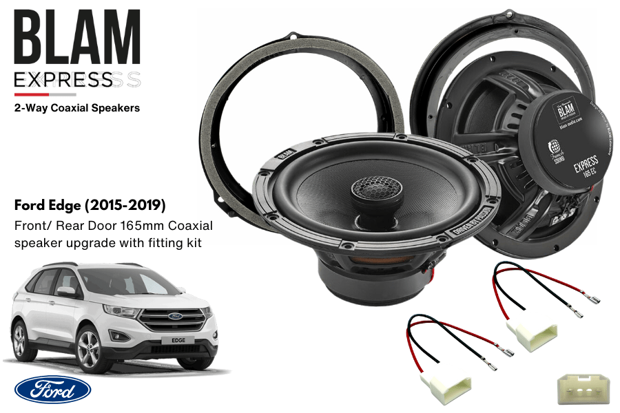 Ford Edge (2015-2019) BLAM EXPRESS 165EC Front/ Rear Door Coaxial speaker upgrade fitting kit
