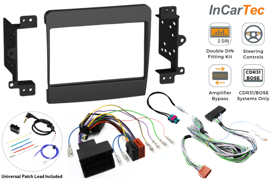 Porsche 911, Boxster, Cayman (2012-16) Double DIN stereo upgrade fitting kit (CDR31/ BOSE AUDIO)
