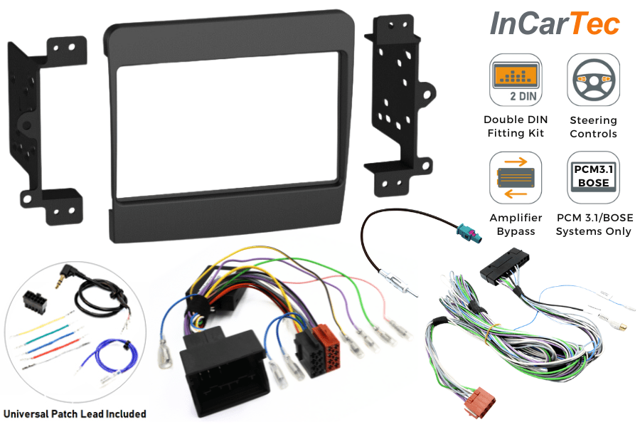 Porsche 911, Boxster, Cayman (2012-16) Double DIN stereo upgrade fitting kit (PCM3.1/ BOSE AUDIO)
