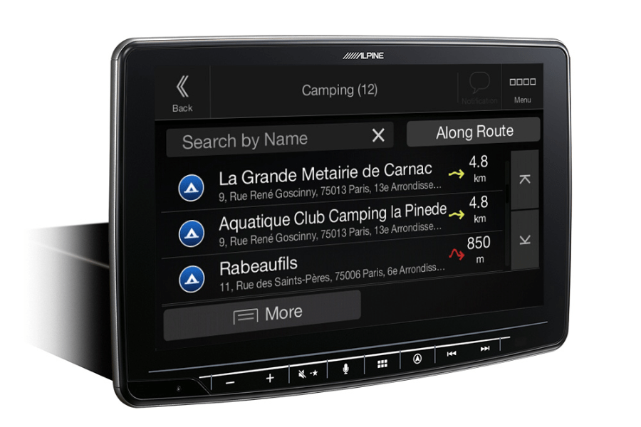 Alpine 9 Inch Alpine INE-F904DC 9 Inch motorhome/ truck stereo head unit with ...