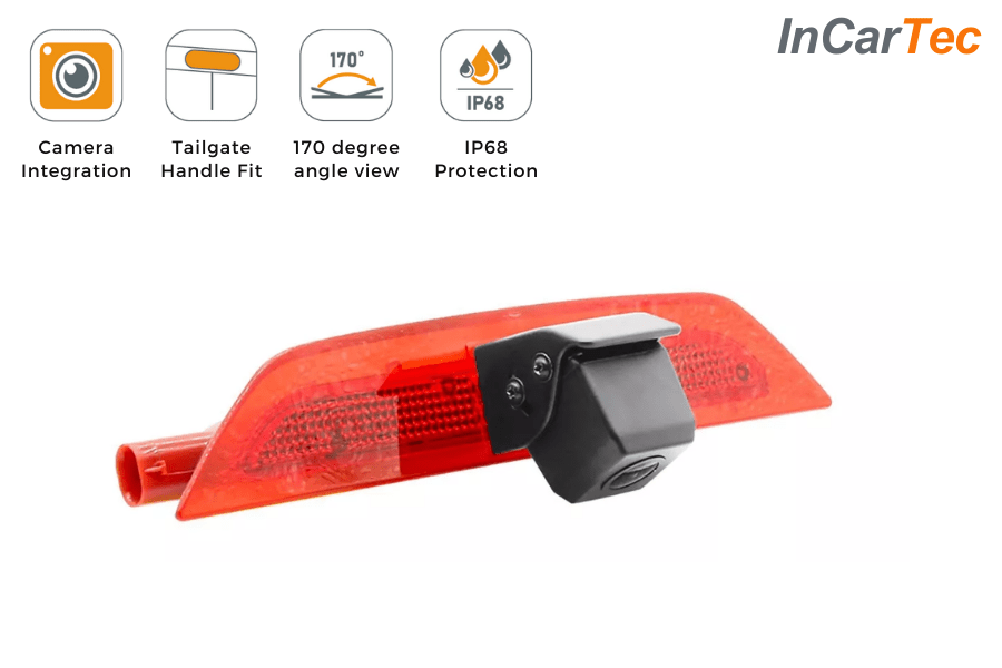 Volkswagen Caddy (2020 Onwards) high level brake light reverse view camera