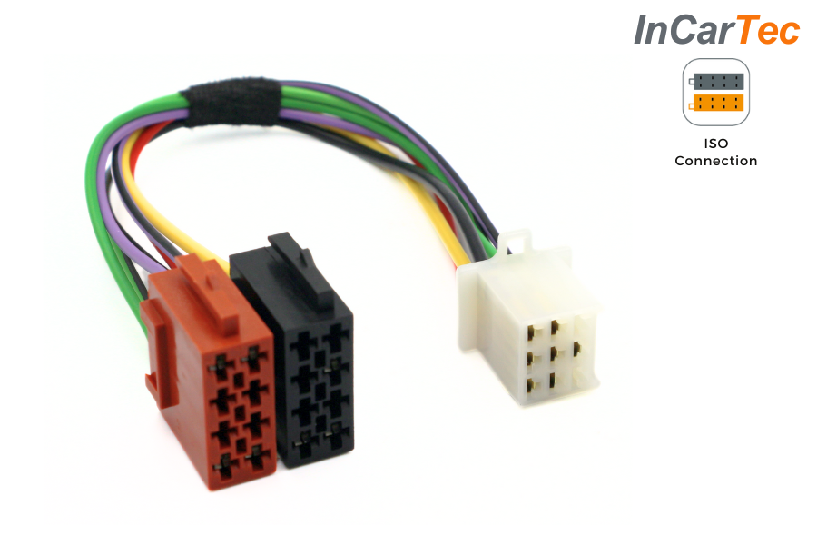 Kubota RTV tractor radio ISO adapter cable (9 PIN)