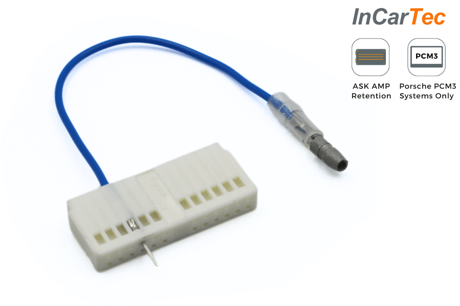 ASK amplifier turn on for Porsche PCM3 systems (WITH QUADLOCK CONNECTION)