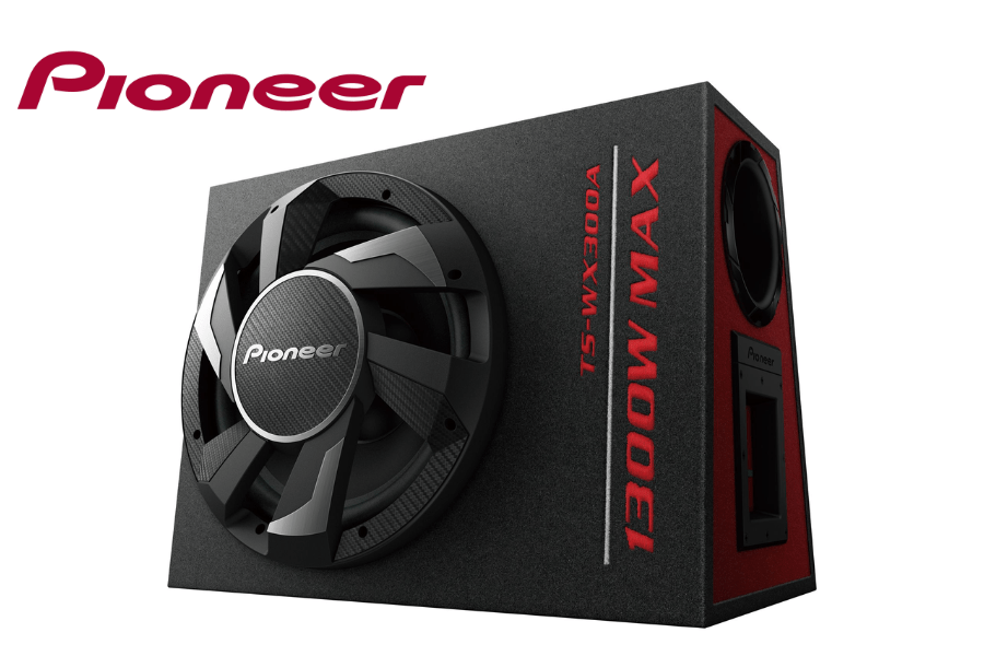 Pioneer TS-WX300A 12" 30cm active car subwoofer 1300 watt with Class-D amplifier