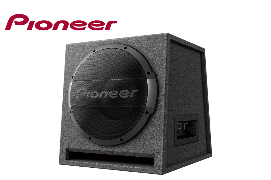 Pioneer TS-WX1210AH 12" 30cm bass reflex car subwoofer 1500 watt with built-in amplifier