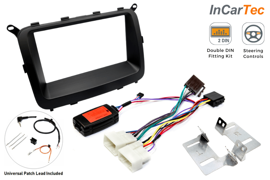 Kia Carens 3rd Gen (RP) (2013-2017) Double DIN car stereo upgrade fitting kit