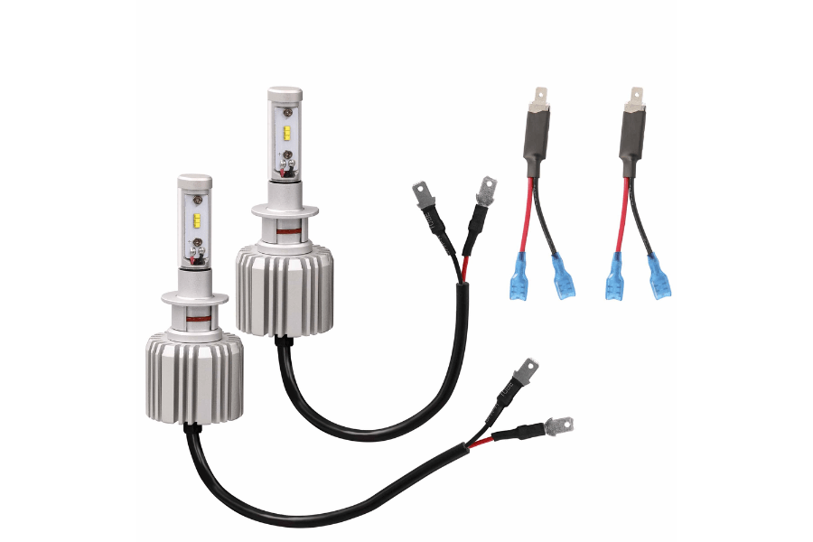 Heise HE-H1LED 6,000 Lumens H1 Single Beam Led Bulb Kit (PAIR)