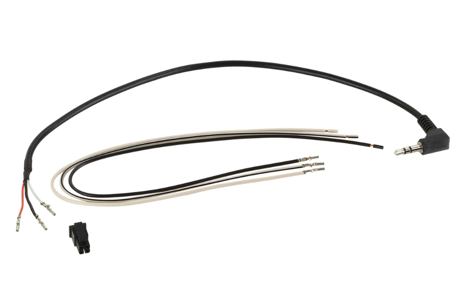 Universal head-unit patch lead for 42-ACV series steering wheel control interface