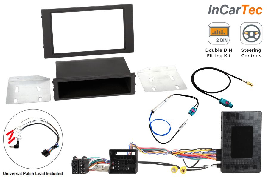 Seat Ibiza (15-17) and Seat Leon (12-20) Double DIN car stereo upgrade fitting kit