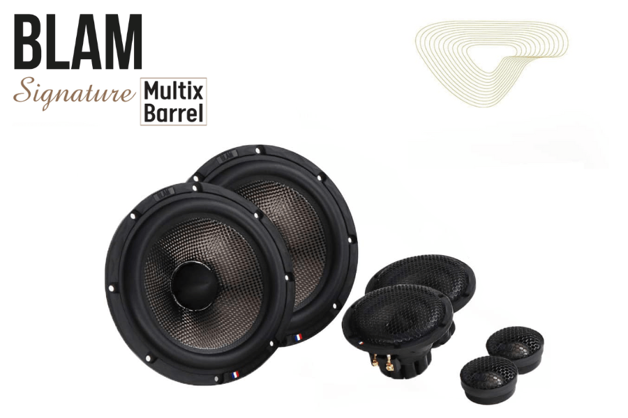 BLAM Multix Barrel MB 165.3 165mm (6.5") 250W 3-Way car audio system (Without crossovers)