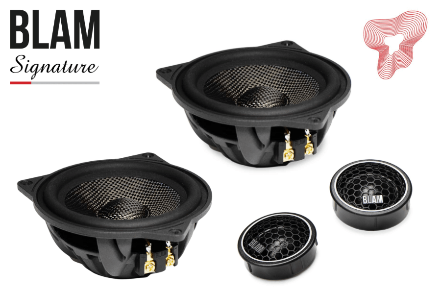 BLAM SIGNATURE 100 S24 Active 100mm (4 Inch) 3ohm 120W 2-Way car speaker system