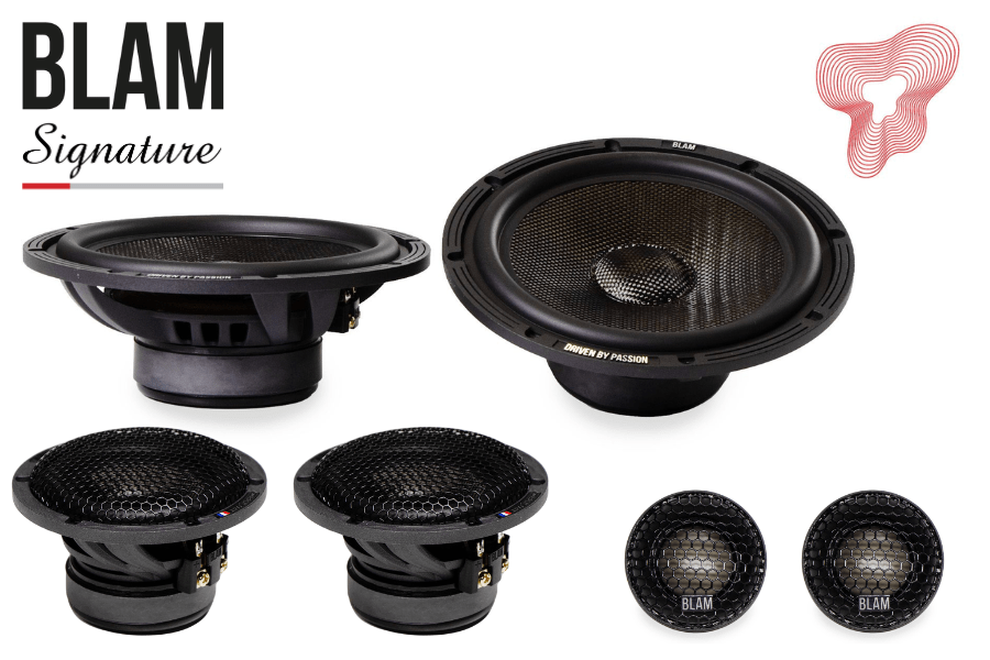 BLAM Signature S 200.300 Active 200mm (8") 300W 3-Way (2+1) component speaker system