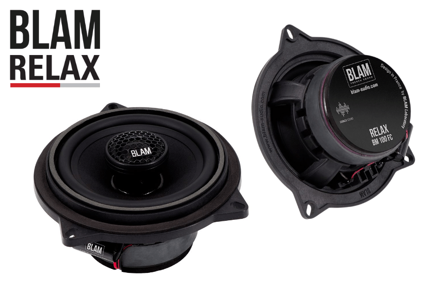 BLAM Relax BM100FC 4" (100mm) Coaxial Speaker Kit | BMW & MINI
