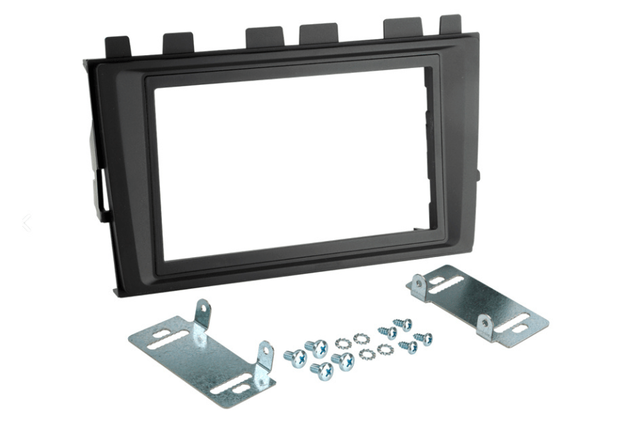 VW Transporter T6.1 (Shallow fit) car audio stereo fascia adapter (MATT BLACK)