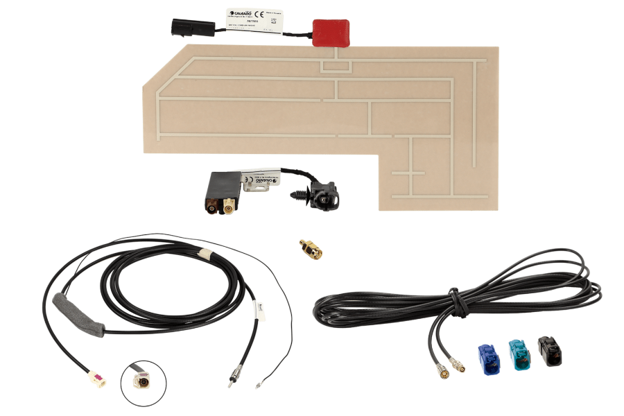 Universal Foil Adhesive Amplified Antenna Kit FM/DAB+ (Cars/ Motorhome/ Commercial)