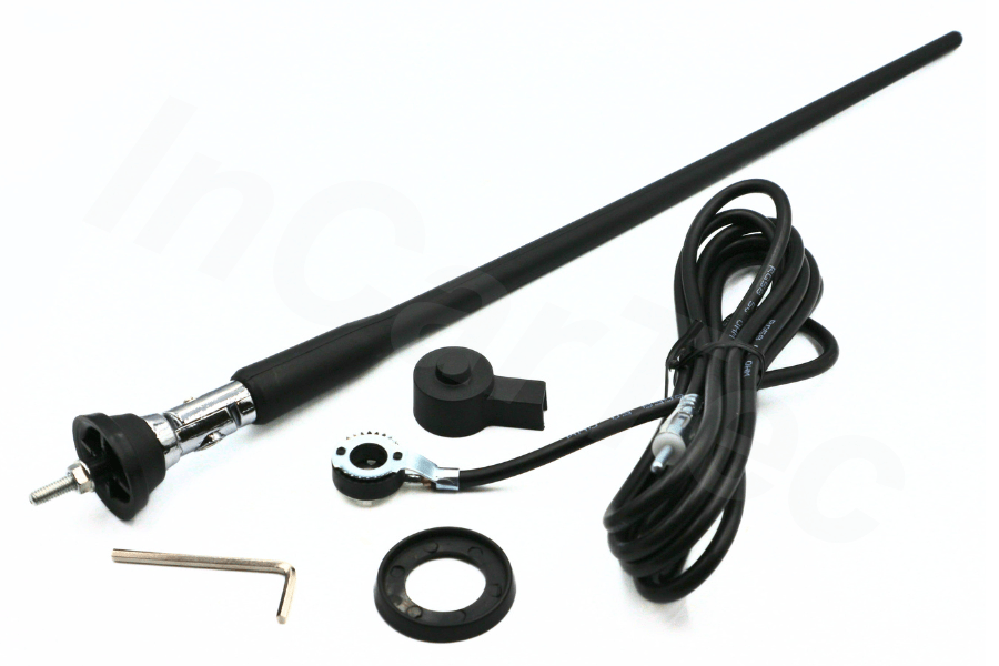 Adjustable Universal AM-FM Passive Car Aerial/ Antenna with Flexible Whip