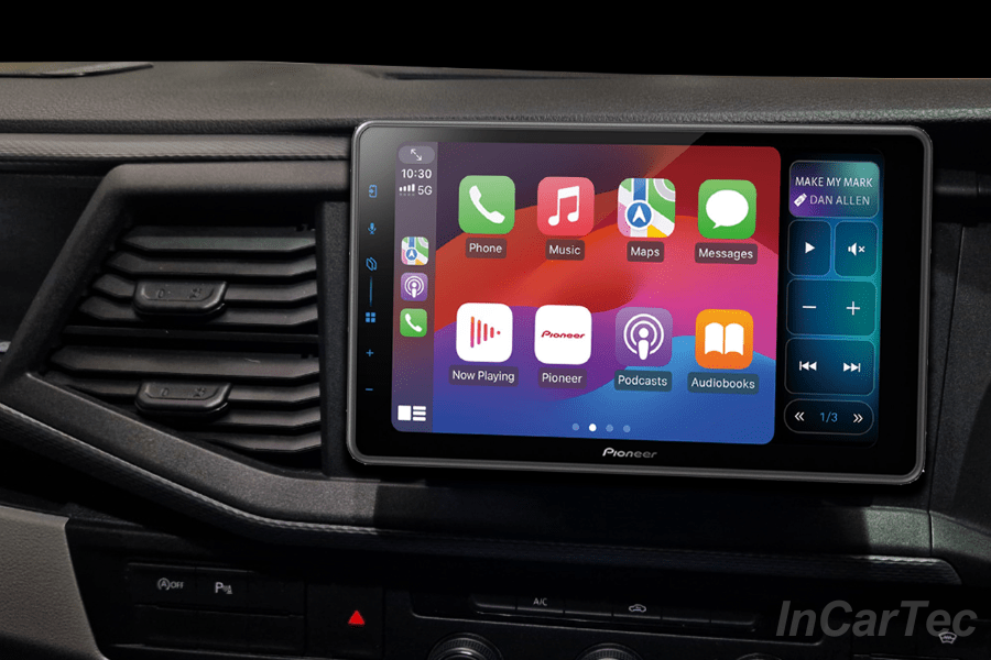 VW Transporter T6.1 Pioneer SPH-EVO98DAB 9" Floating Stereo with Steering Wheel Controls