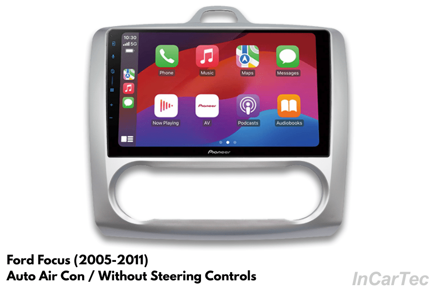 Ford Focus (2005-2011) Pioneer SPH-PF97BT 9" Perfect Fit Car Stereo Upgrade (Auto Air Con/ No SWC)
