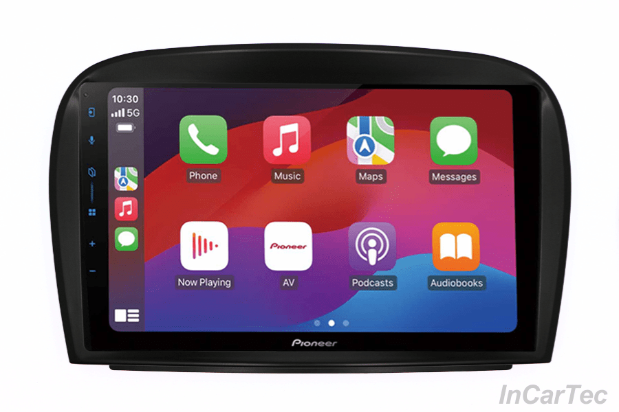 Mercedes SL (R230) 2008–2011 9" Pioneer SPH-PF97BT Perfect Fit Stereo Kit – NTG2.5 Non-Amplified