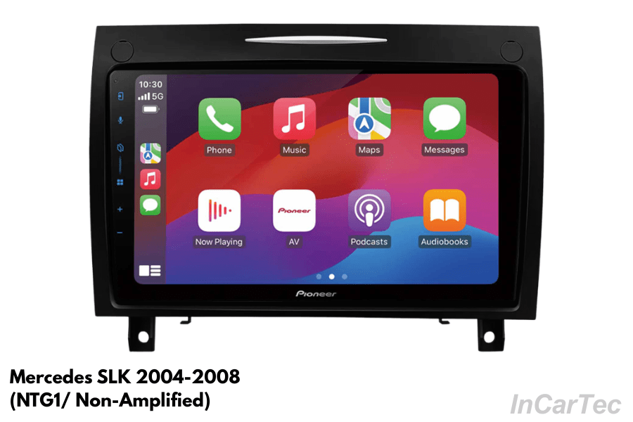 Mercedes SLK (2004–2008) 9" Pioneer SPH-PF97BT Perfect Fit Stereo Kit – NTG1 Non-Amplified