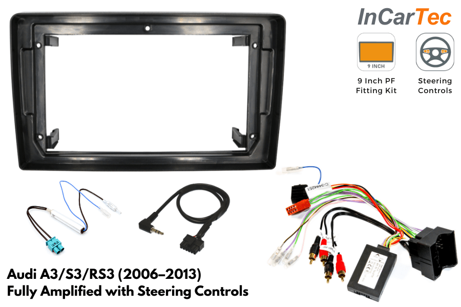 Audi A3/S3/RS3 (06–13) Fitting Kit for Pioneer SPH-PF97BT car stereo (SWC/ Fully Amplified)