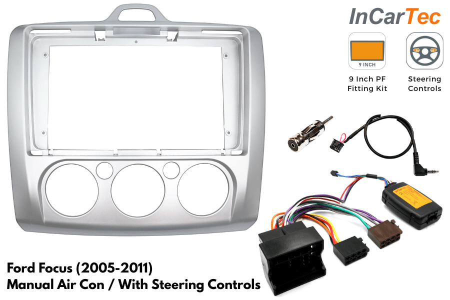 Ford Focus (2005-2011) Fitting Kit for Pioneer SPH-PF97BT car stereo (Manual Air Con/ With SWC)