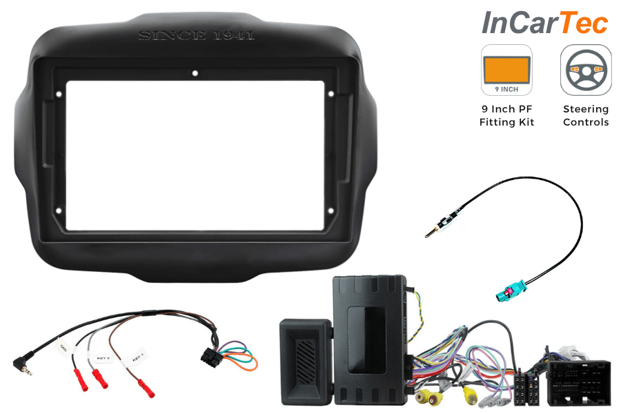 Jeep Renegade 2015-2021 9 Inch Perfect Fit Stereo Fitting Kit
