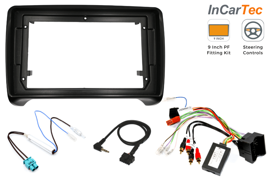 Audi TT (2006-2014) Pioneer SPH-PF97BT 9" Stereo Fitting Kit (SWC/ Fully Amplified)