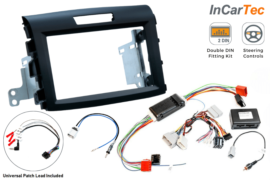 Honda CR-V (2012–2017) Double DIN Car Stereo Fitting Kit (Standard Radio, Amplified Systems)