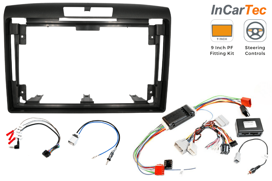 Honda CR-V (2012–2017) 9-inch Perfect Fit Stereo Kit (Standard Radio, Amplified Systems)