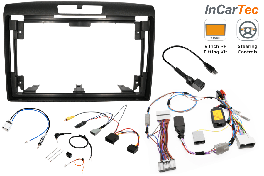 Honda CR-V (2012–2017) 9-inch Perfect Fit Stereo Kit – Type B Navigation, USB & Camera Retention