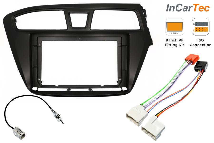 Hyundai i20 2nd Gen (2014-2018) Pioneer 9-inch Fitting Kit  (Without Steering Controls)