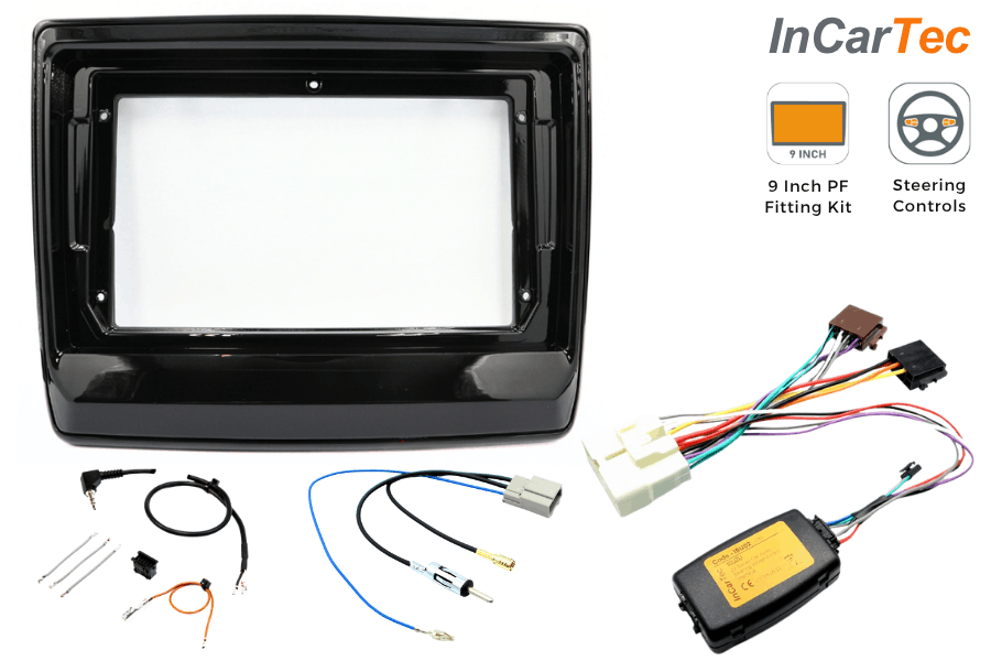 Isuzu D-Max (2020 Onwards) 9-inch Perfect Fit Stereo Kit (PIANO BLACK)