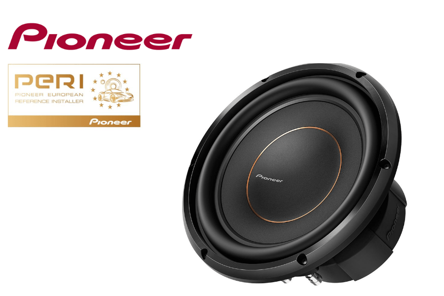Pioneer TS-D12D4 12" Dual 4 Ohm D-Series Subwoofer – 600W RMS / 2000W Peak