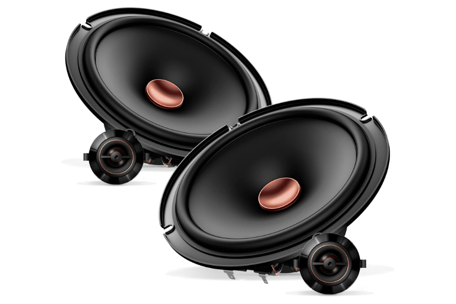 Alpine 10cm Coaxial Speaker Kit For Vauxhall Astra H Rear Doors – With Adapter Pods