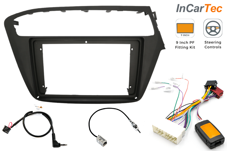 Hyundai i20 2nd Gen (2018-2020) Pioneer 9-inch Fitting Kit (With SWC)