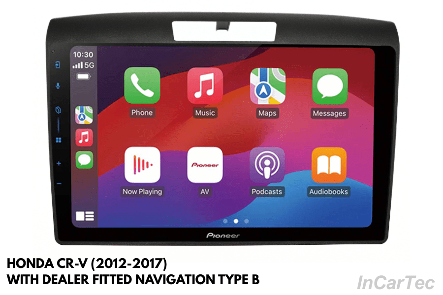 Honda CR-V 2012–2017 Pioneer 9” Stereo Kit – Type B Navigation, USB & Camera Retention
