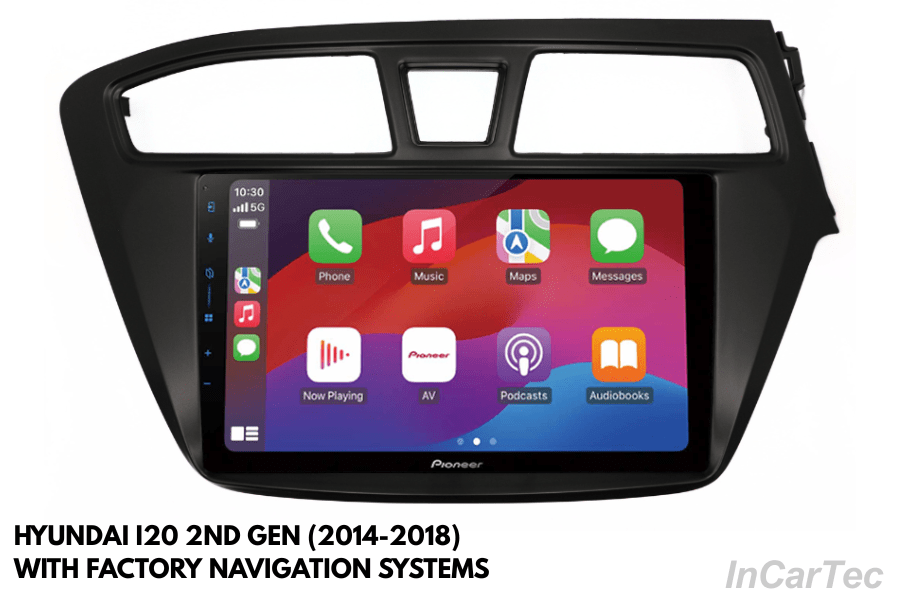 Hyundai i20 2nd Gen (2014-2018) Pioneer SPH-PF97BT 9" Perfect Fit (OEM Navigation)