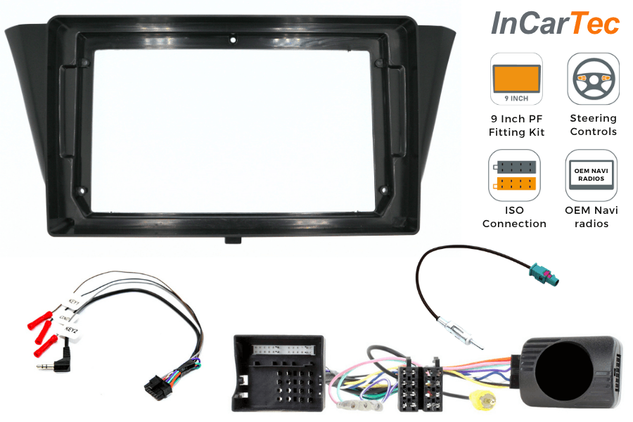 Iveco Daily (2014-2019) 9-inch Perfect Fit Stereo Fitting Kit (OEM NAVI RADIO)