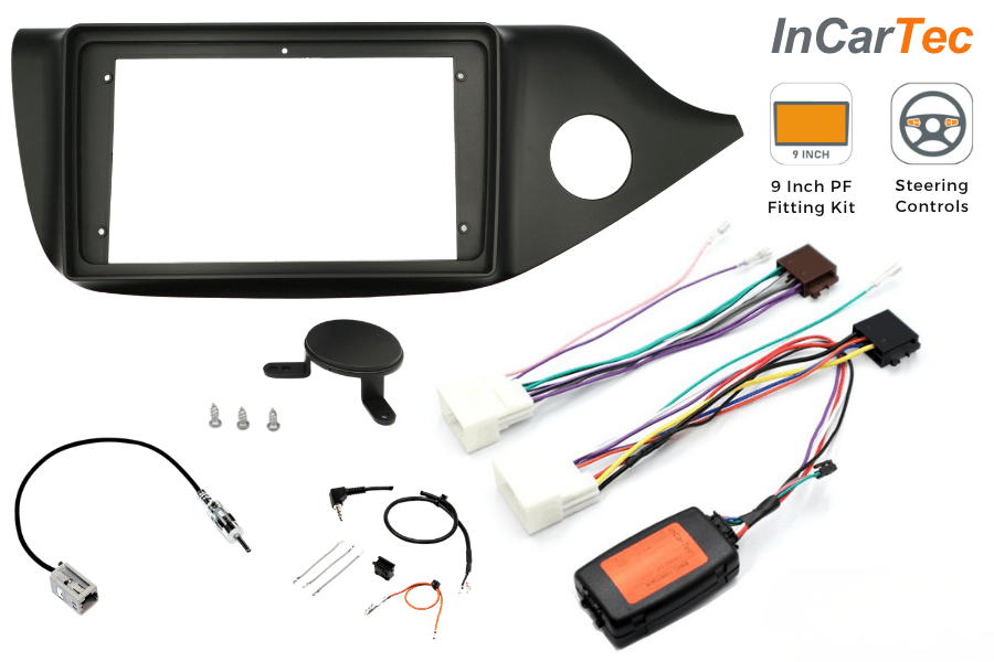 Kia Cee'd 2nd Gen JD (2012-2016) 9-inch Perfect Fit Stereo Fitting Kit (NAVIGATION RADIO)