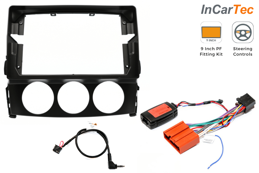 Mazda MX-5 (2009-2015) Pioneer 9-inch Fitting Kit (WITH SWC/ NON BOSE)