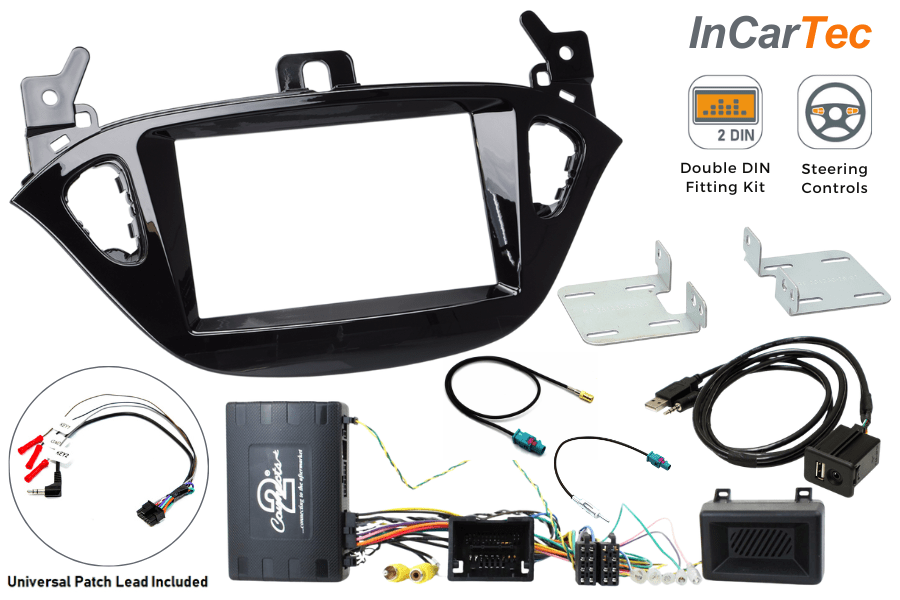 Vauxhall Adam / Corsa E (2013–2017) Double DIN Stereo Fitting Kit (IntelliLink R3.0 Systems)