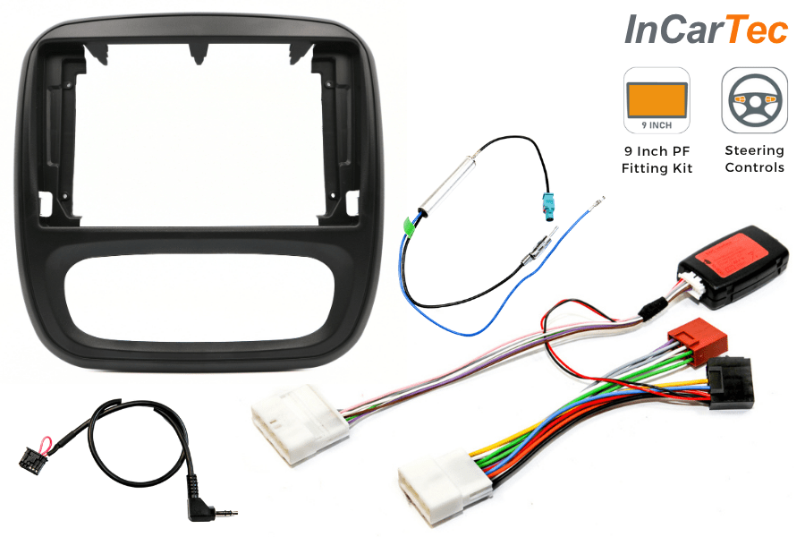 Renault Trafic, Nissan NV300, Vauxhall Vivaro (2014>) Pioneer 9-inch Fitting Kit (Standard Radios)