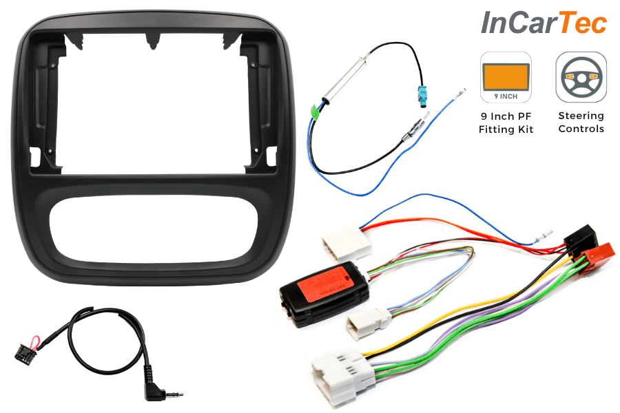Renault Trafic, Nissan NV300, Vauxhall Vivaro Pioneer 9-inch Fitting Kit (Factory Nav Systems)