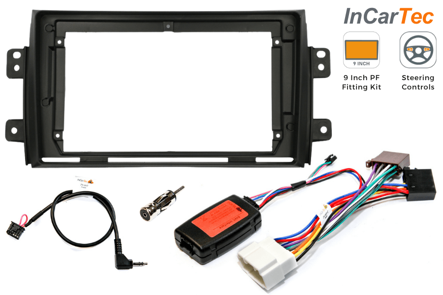 Fiat Sedici (06-11) Suzuki SX4 (06-14) Pioneer 9-inch Perfect Fit Stereo Fitting Kit