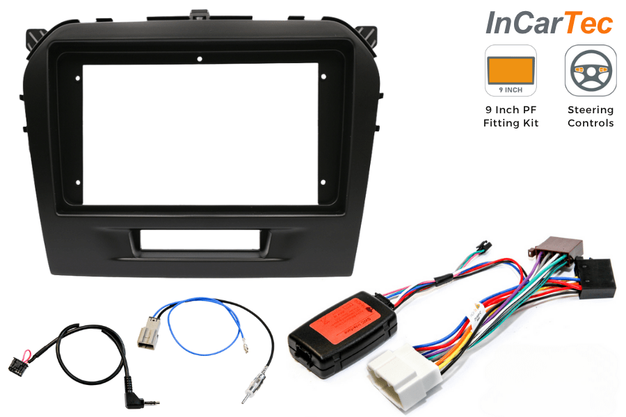 Suzuki Vitara (2015-2019) Pioneer 9-inch Perfect Fit Stereo Fitting Kit (Standard CD Radio)