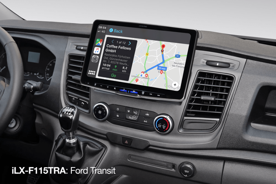 Alpine ILX-F115TRA Halo11 11" Media System for Ford Transit Custom (2018-2024)
